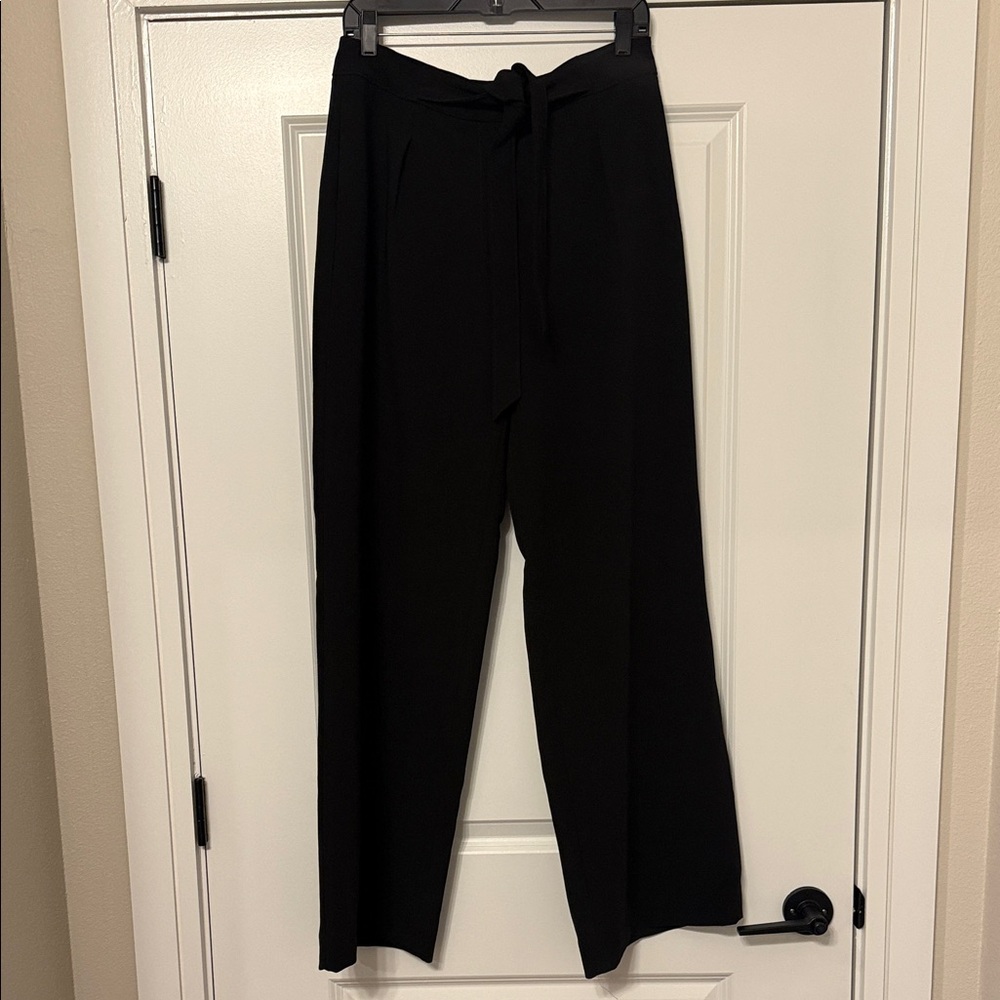 White House Black Market Black Wide Leg Pants